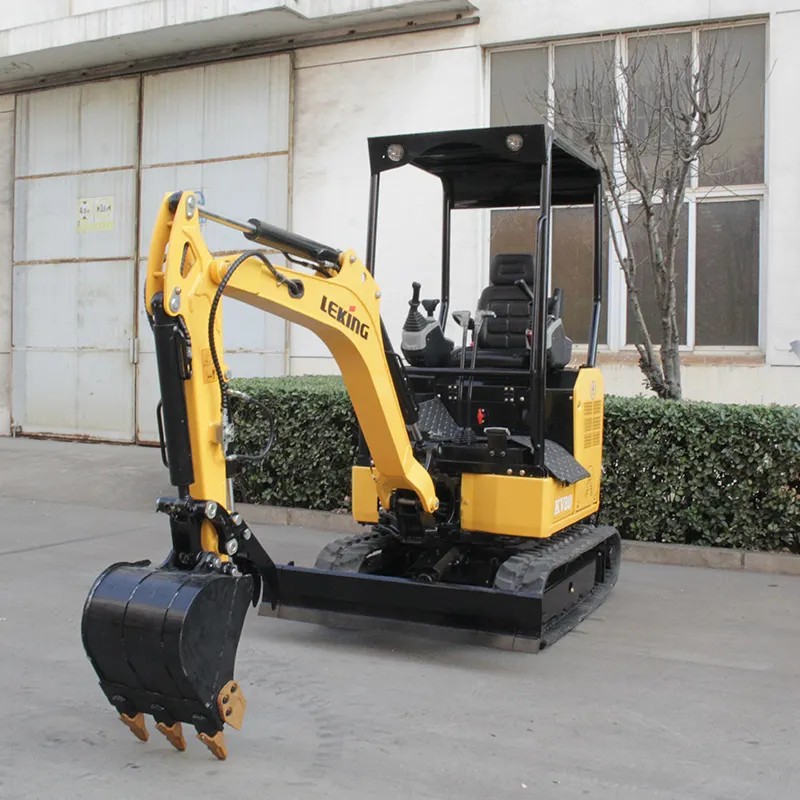 1 տոննա Hydraulic Farm Mini Crawler Excavator