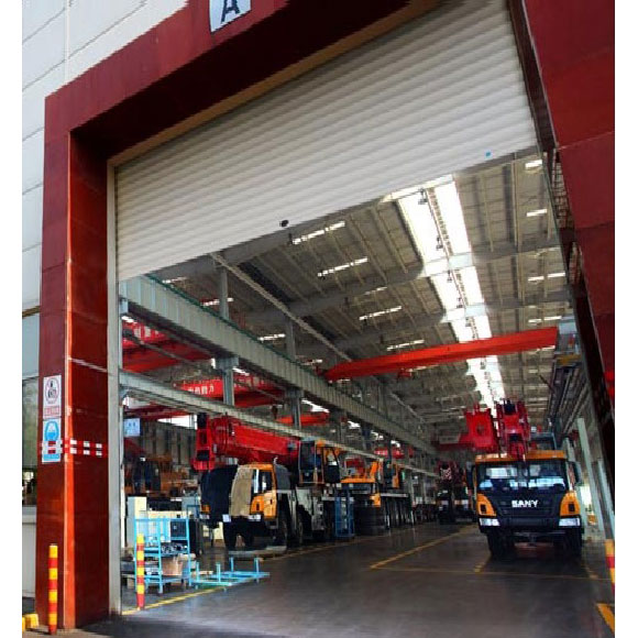 Արդյունաբերական Windproof Roller Shutter դուռ