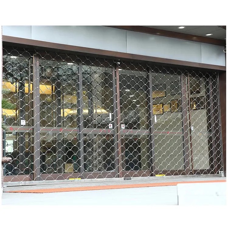 Անվտանգության Grille Roller Shutter դուռ